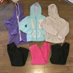 Girls sweat pants/ hoodies